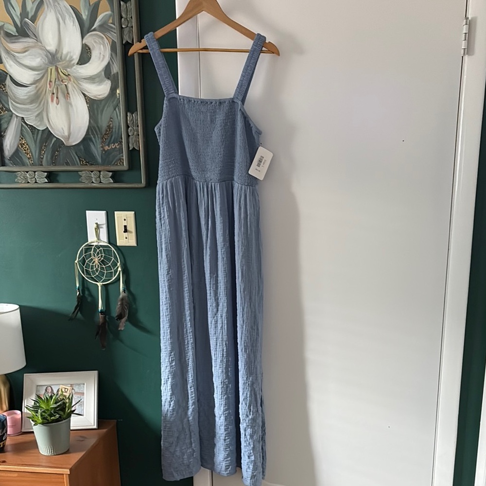 Kori Blue Sleeveless Sundress